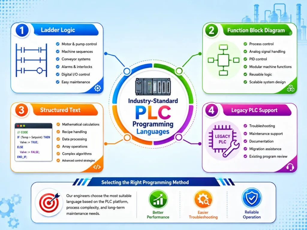 Industry-Standard PLC Programming Languages