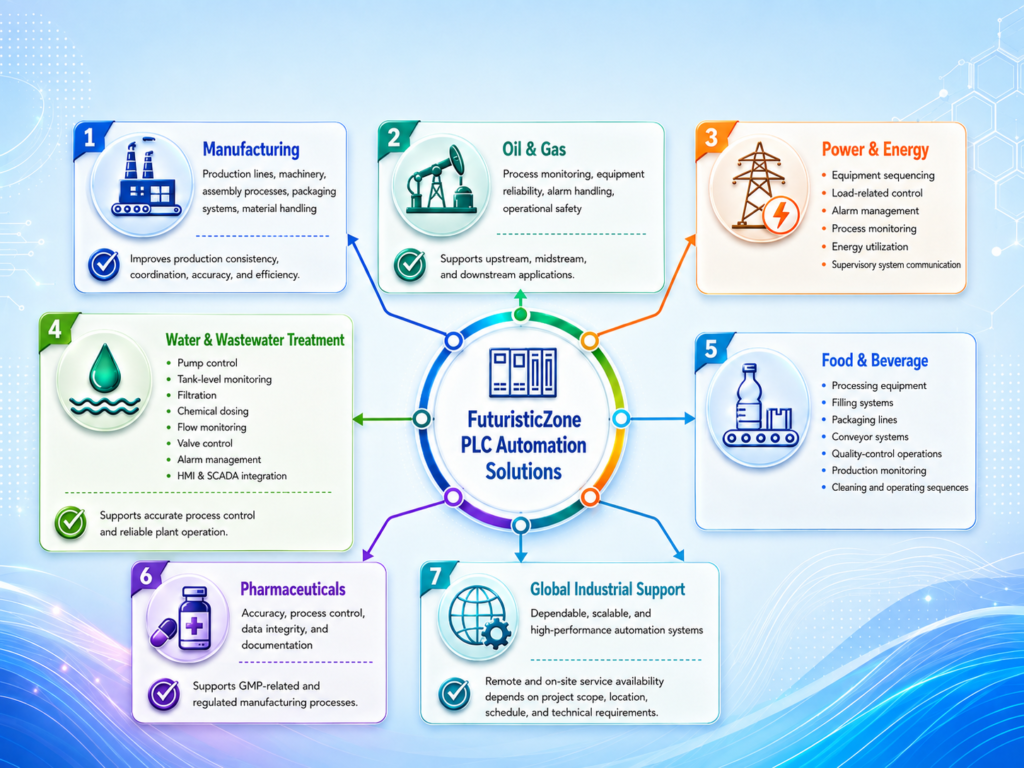 PLC Automation Expertise Across Key Industries​